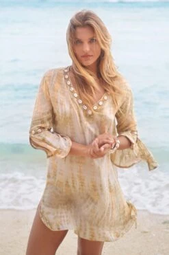 Hot Lava Tuniek Antibes Moonstone Taupe