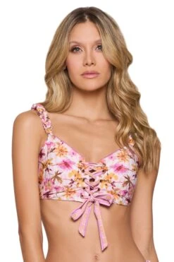 Cosita Linda Sunrise Halter Bikini Top