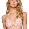 Cosita Linda Sunset Geborduurde Triangel Bikini Top
