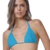 Pilyq Swim Turquoise Isla Triangel Bikini Top