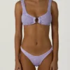 Paramidonna Geribbelde Bralette Bikini Lila