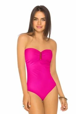 Phax Neon Fuchsia Bandeau Badpak