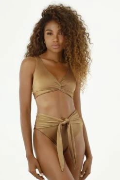 Milonga Palette Halter Bikini Goud