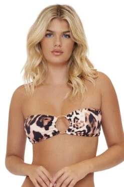 Pilyq Swim Cougar Bandeau Bikini Top