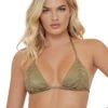 Pilyq Swim Euphoria Goude Triangel Bikini Top