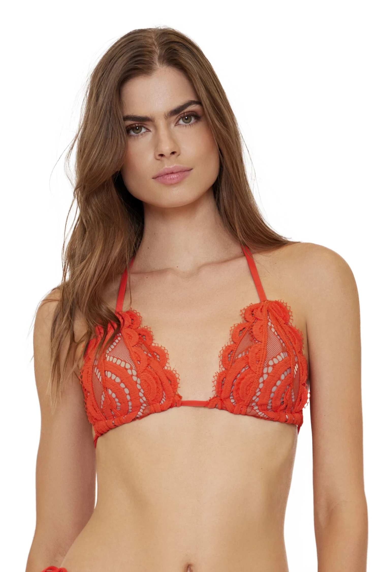 Pilyq Swim Passion Kanten Triangel Bikini Top