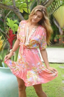 Hot Lava Island Rose Jurk Goldy