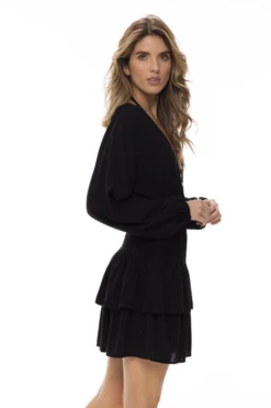 Milonga Etnico Zwarte Jurk