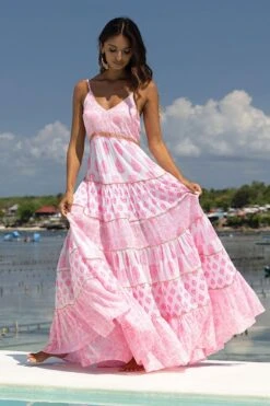 Miss June Lange Jurk Claudia